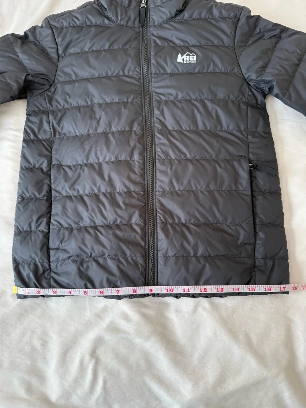 REI Kids Black Down Puffer Jacket  Packable Medium